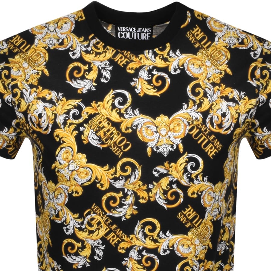 Alternative Image for ProductVersace Jeans Couture Logo T Shirt Black2